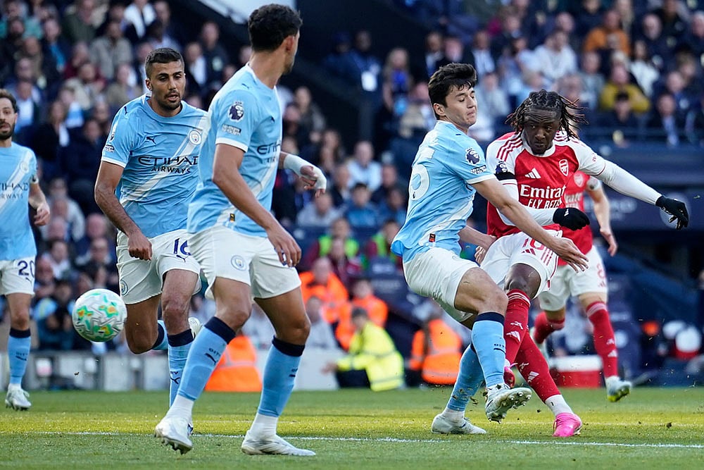 English Premier League Soccer Match: Arsenal vs Manchester City