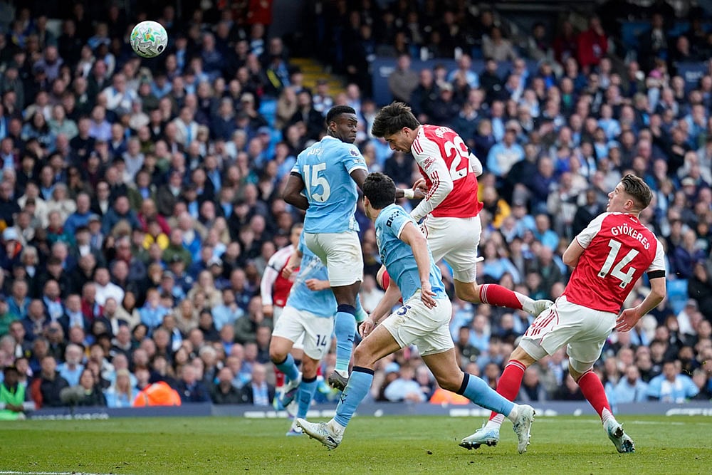 English Premier League Soccer Match: Arsenal vs Manchester City