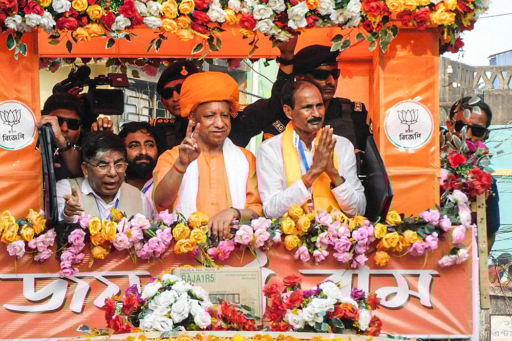 WB polls: CM Yogi campaigns in Bankura