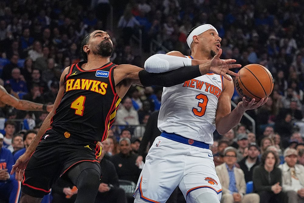 NBA Basketball: New York Knicks vs Atlanta Hawks