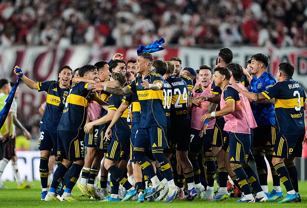 River Plate vs Boca Juniors Argentine soccer league Primera Division-