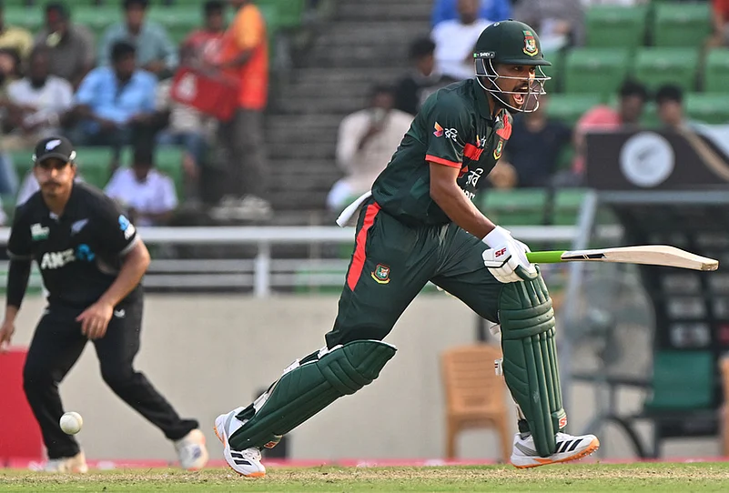Bangladesh vs New Zealand 2nd ODI cricket-Najmul Hossain Shanto
