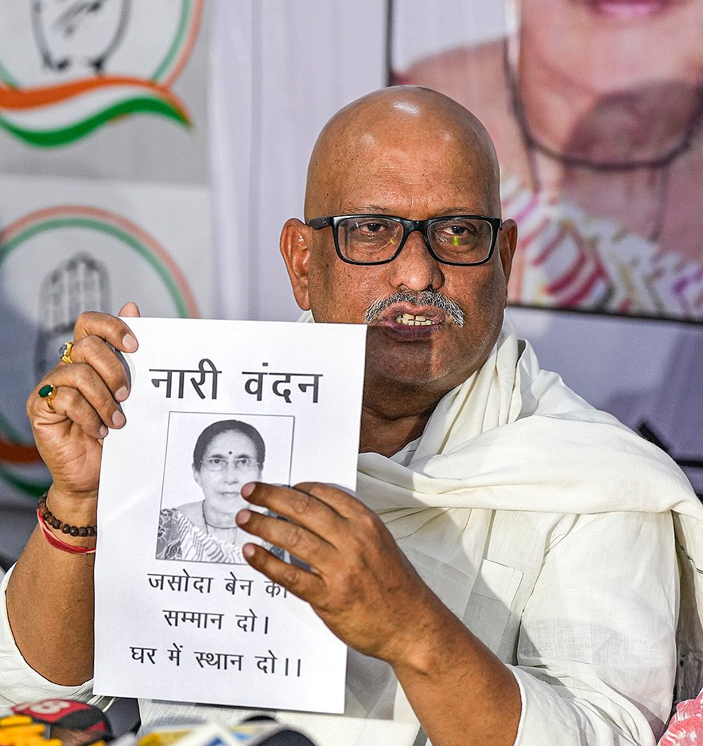 Ajay Rai addresses media