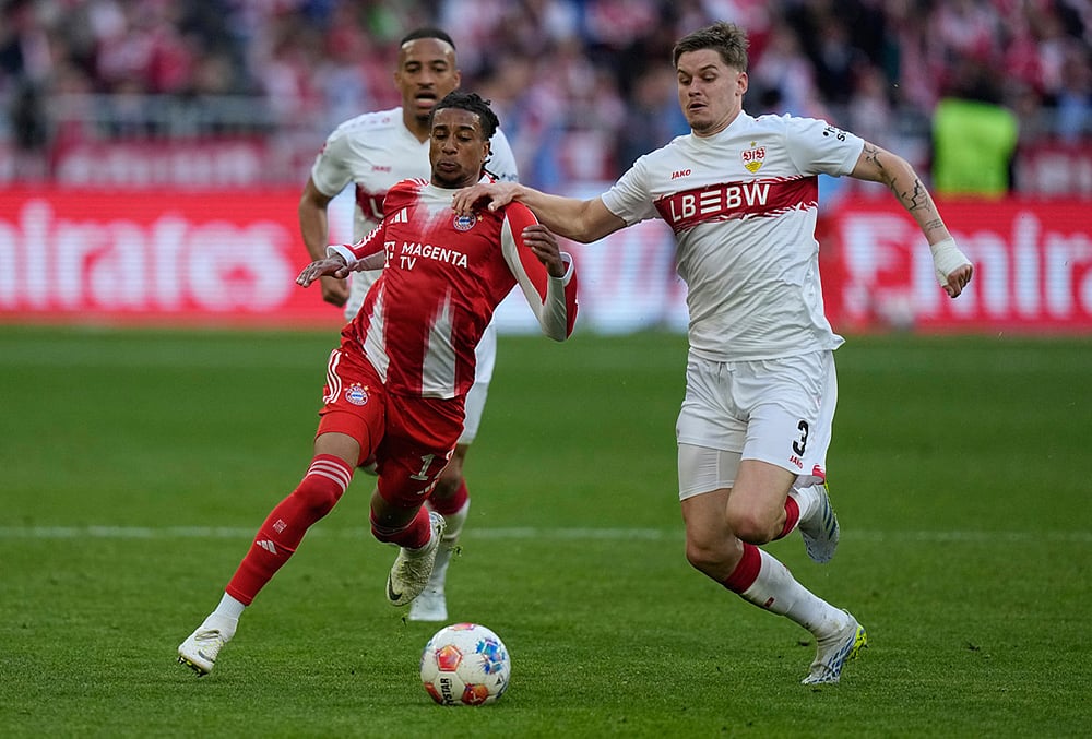 Bayern Munich vs Stuttgart Bundesliga soccer-Bayerns Michael Olise