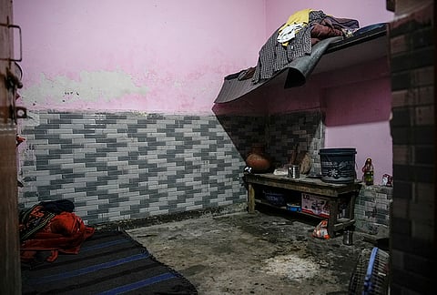 The average factory worker earns Rs 300 a day, and room rents start from Rs 5000 a month, leaving them with no savings to send back to their families in the village