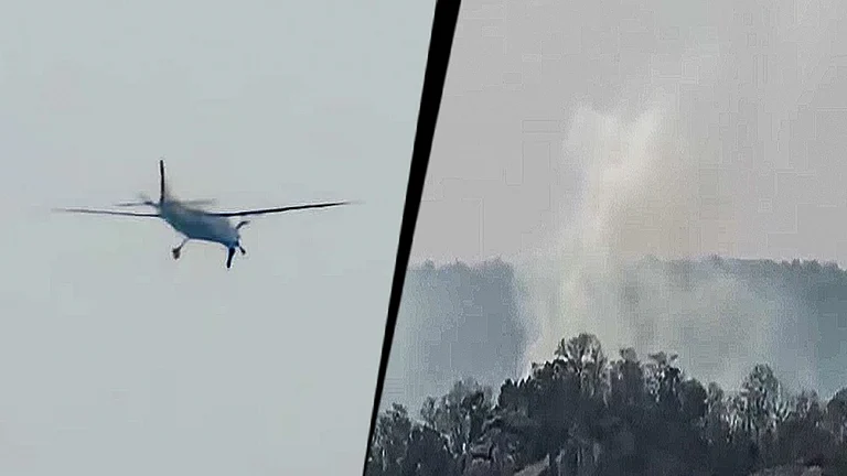 Private Jet crashed into the slopes of Ara Hills this Monday - PTI