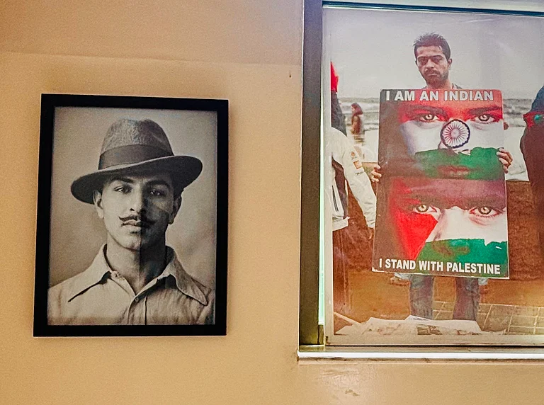 On Monday, the Embassy of the State of Palestine in New Delhi hosted a solidarity meet on the eve of Palestinian Prisoners’ Day. - Fozia Yasin