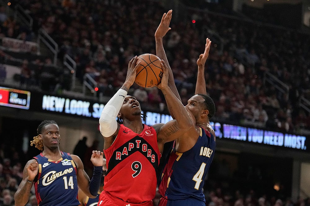 NBA Basketball: Cleveland Cavaliers vs Toronto Raptors