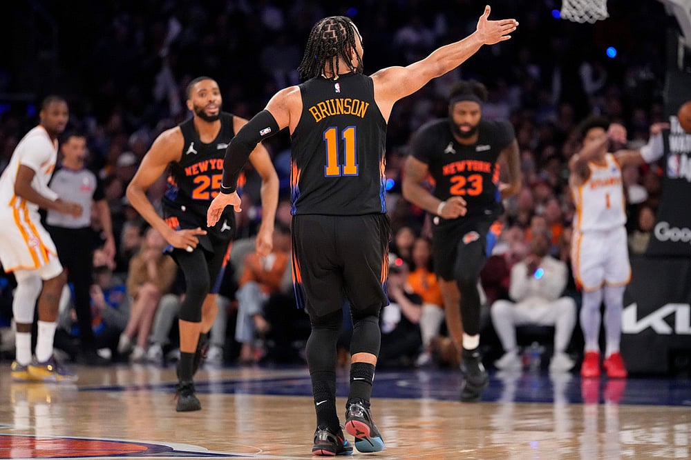 NBA Basketball: Atlanta Hawks vs New York Knicks