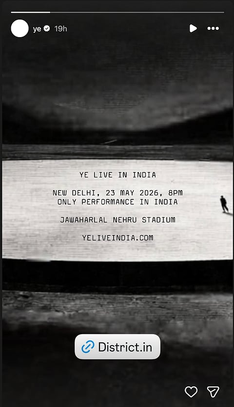 Kanye West's India concert 