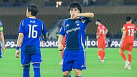 Machida Zelvia 1-0 Shabab Al‑Ahli LIVE Score, AFC Champions League: Soma Puts Japanese Debutants Ahead Early | Photo: Instagram/fcmachidazelvia : Machida Zelvia's Yuki Soma celebrates after scoring during the AFC Champions League Elite semi-final against Shabab Al-Ahli on April 21, 2026.