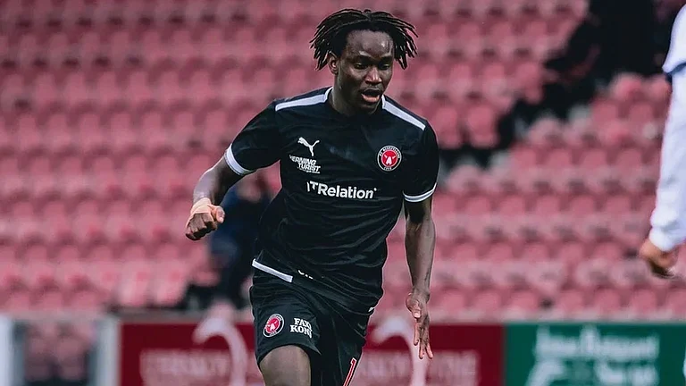 File photo of Midtjylland midfielder Alamara Djabi. - | Photo: Instagram/alamaradjabi95