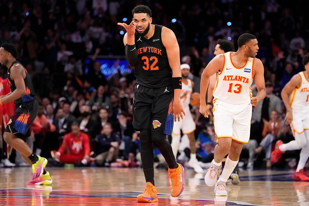 NBA Basketball: New York Knicks vs Atlanta Hawks