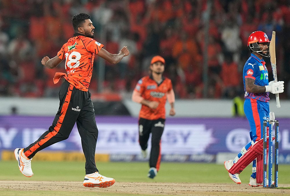 SRH vs DC IPL 2026 match 31 photos-Dilshan Madushanka