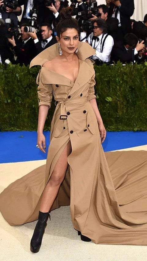 Priyanka Chopra made a grand entry at the Met Gala 2017