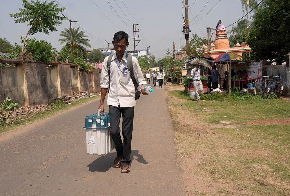 Election officials polling duty