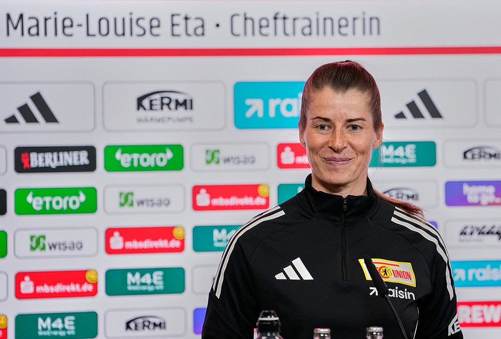 Bundesliga soccer club 1. FC Union Berlin head coach Marie-Louise Eta-5