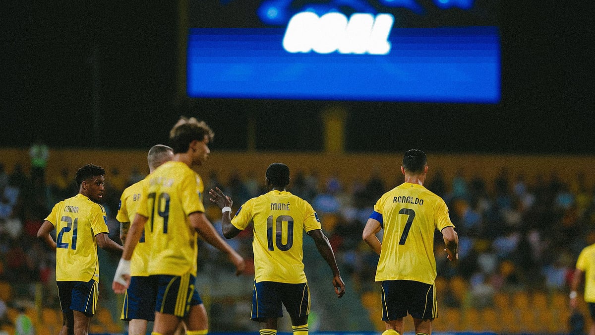 Al-Nassr thumped Al-Ahli by 5-1 to enter the final of AFC Champions League Two at the Zabeel Stadium in Dubai, United Arab Emirates on Wednesday, April 22. - X/Al-Nassr