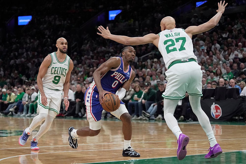 NBA Basketball Game: Boston Celtics vs Philadelphia 76ers