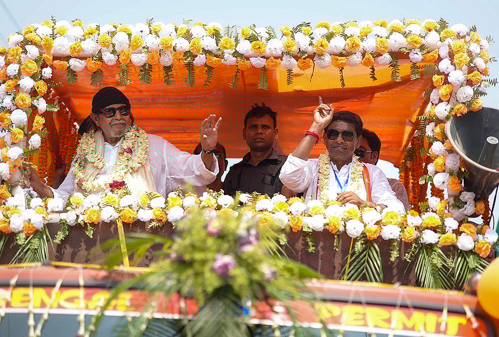 WB polls: BJPs Mithun campaigns in Nadia