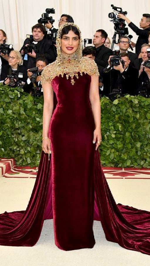 Priyanka Chopra in Ralph Lauren at the Met Gala 2018