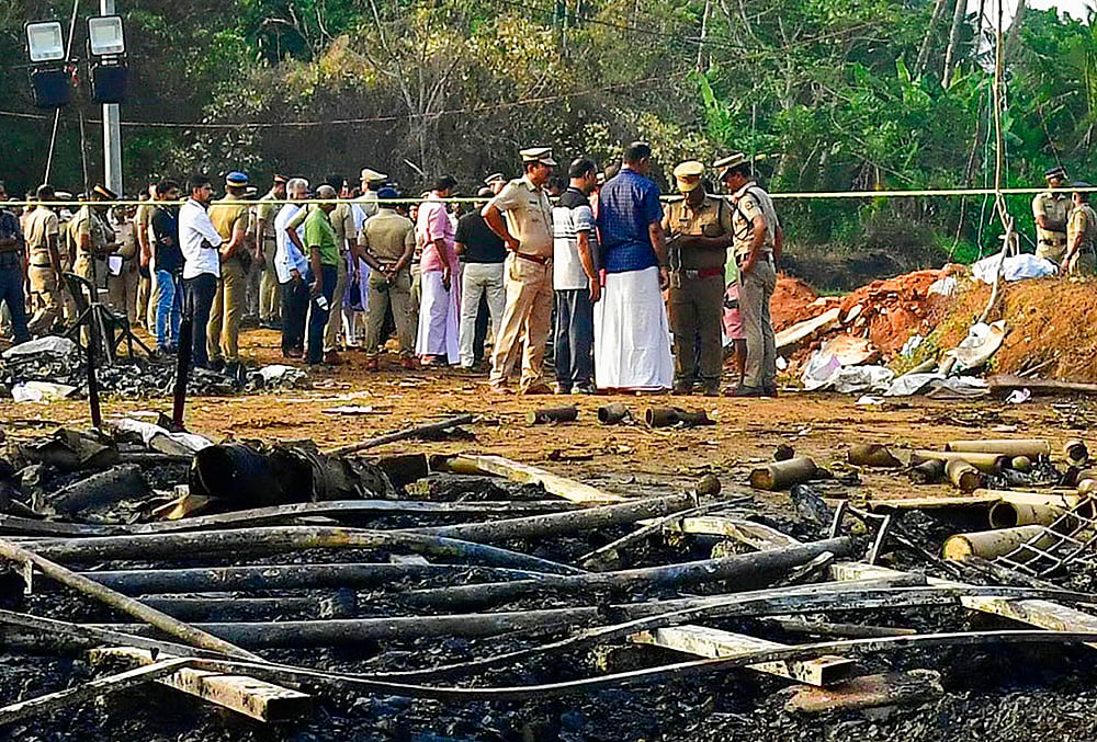 Thrissur fireworks blast: Investigation underway