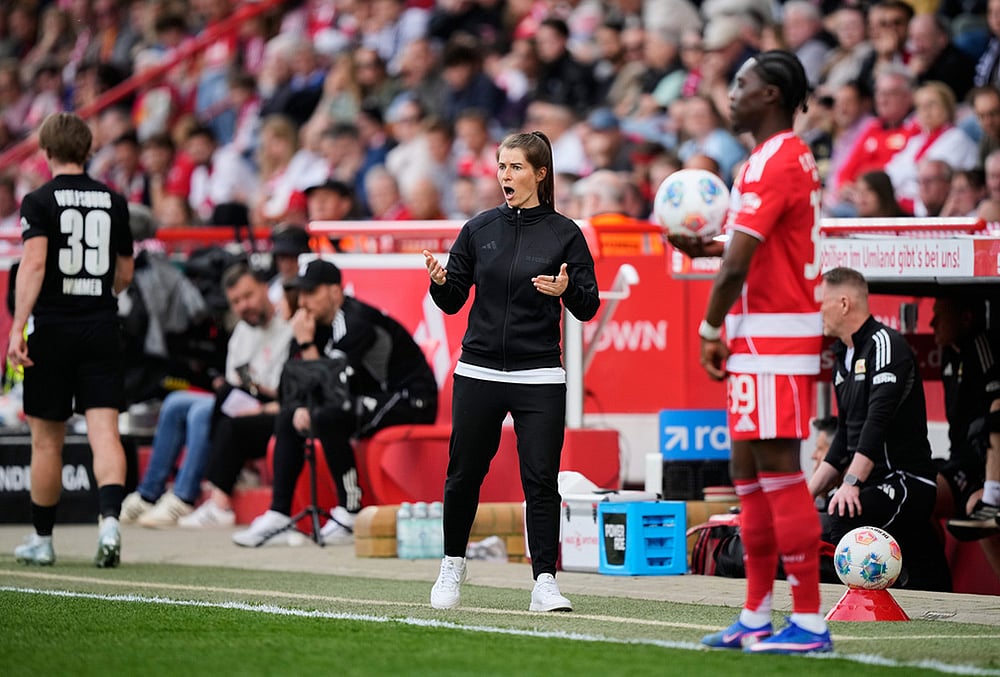 Bundesliga soccer club 1. FC Union Berlin head coach Marie-Louise Eta-7
