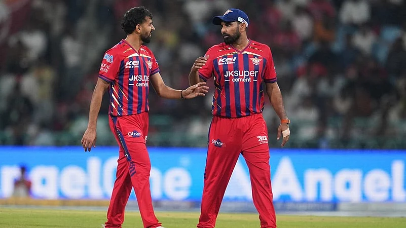 IPL 2026: DC vs LSG Prince Yadav with Mohammed Shami