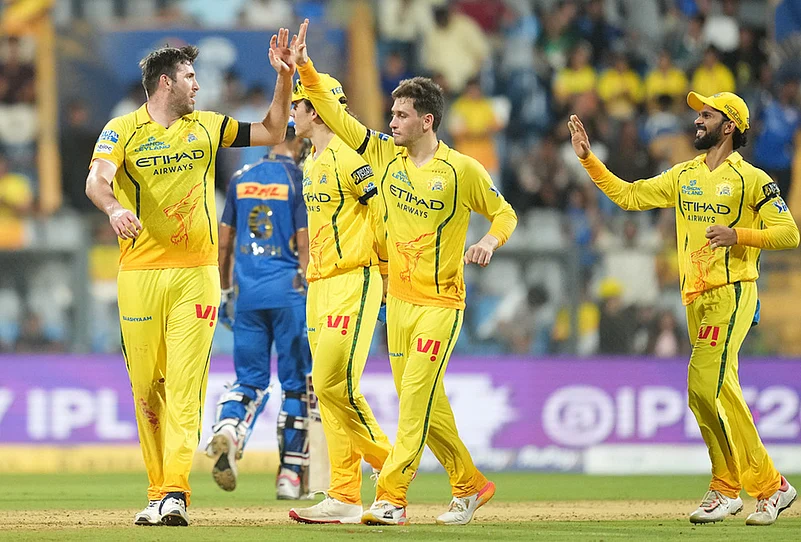 MI Vs CSK IPL 2026 Match 33 photo-Jamie Overton