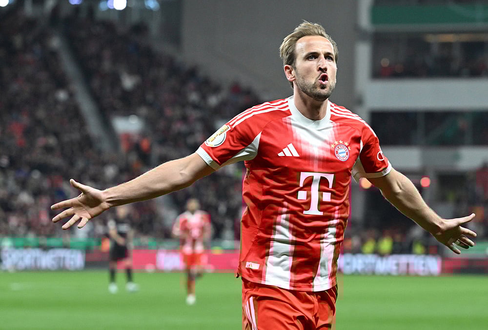 Bayer Leverkusen vs Bayern Munich Germany Cup Soccer DFB-Pokal 2025-26-Harry Kane