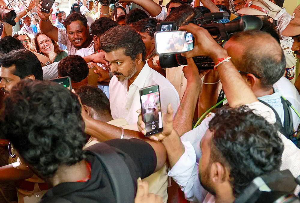 TN polls: TVK chief Vijay casts vote