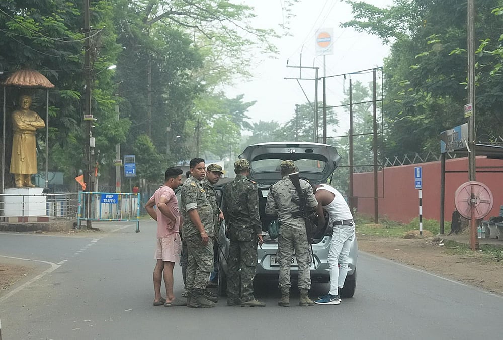 Security during West Bengal assembly Elections 1st Phase Voting
