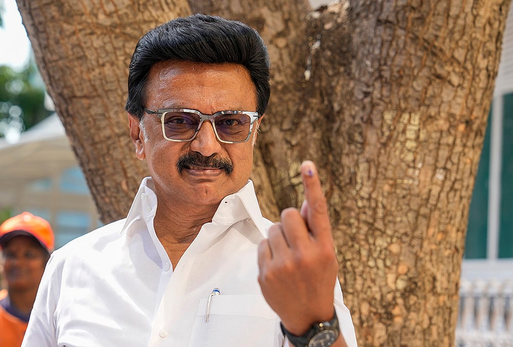 TN polls: MK Stalin casts vote
