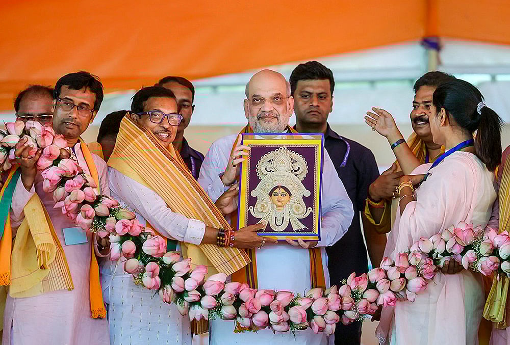 WB polls: Amit Shah campaigns in Hooghly