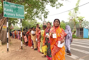 | Photo: Sandipan Chatterjee/Outlook : What does Bengal’s Extraordinarily High Voter Turnout Tell?