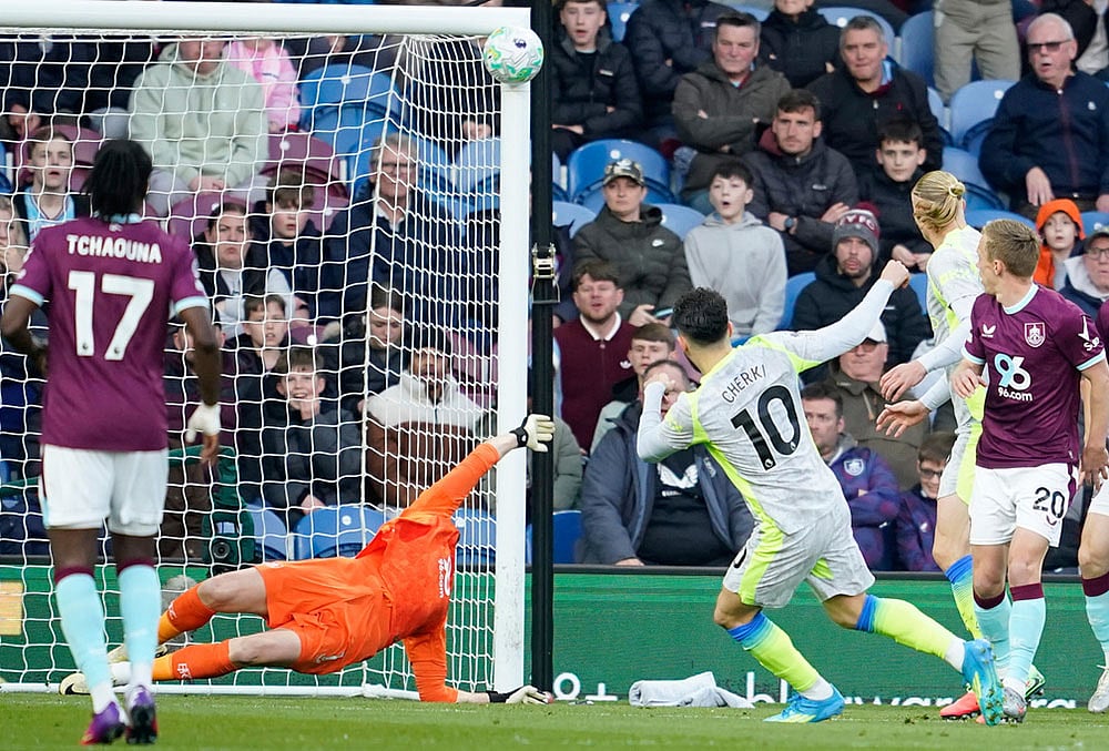 Burnley vs Manchester City Premier League soccer-Rayan Cherki