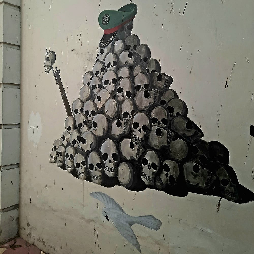 Presidency University wall graffiti