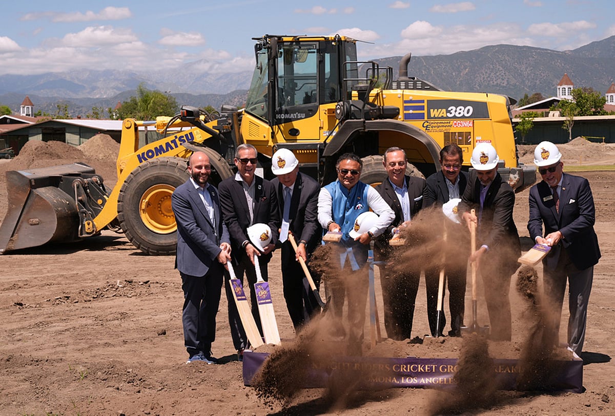 Los Angeles Olympic Games 2028 New Cricket Stadium construction—Officials break ground