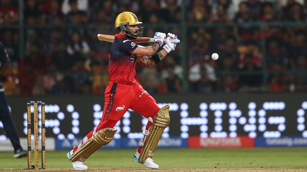 Virat Kohli in action against Gujarat Titans in IPL 2026 match at the M. Chinnaswamy Stadium in Bengaluru.  - AP Photo