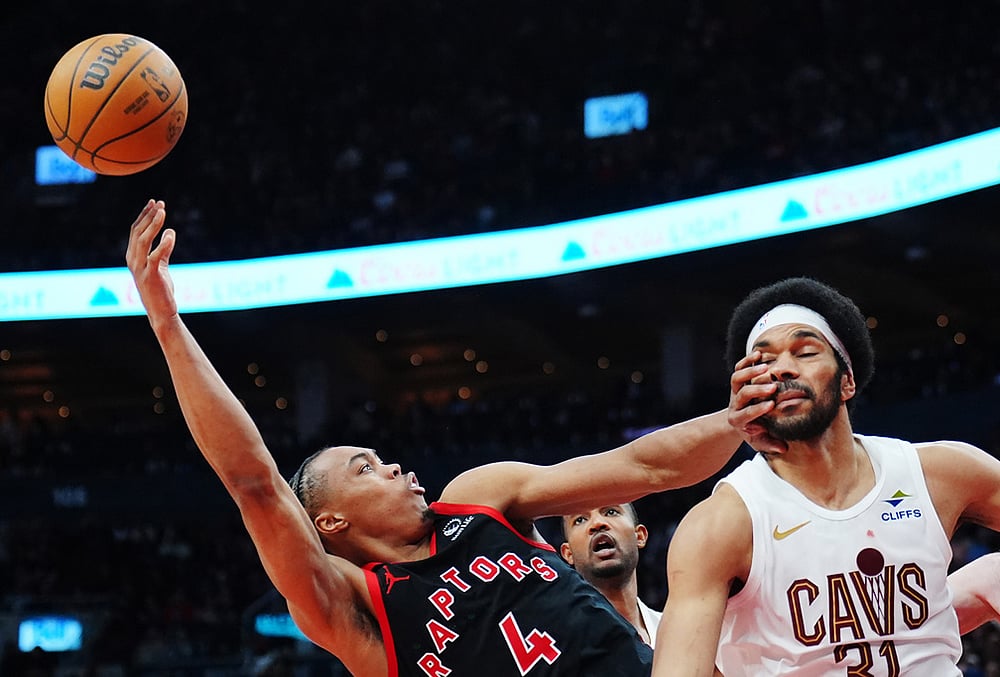 Raptors vs Cavaliers NBA 2026 Playoffs game 3 photo-Scottie Barnes