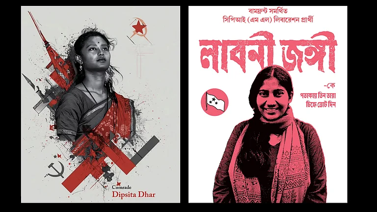 Posters of Labani Jangi and Dipsita Dhar - Anirban Ghosh