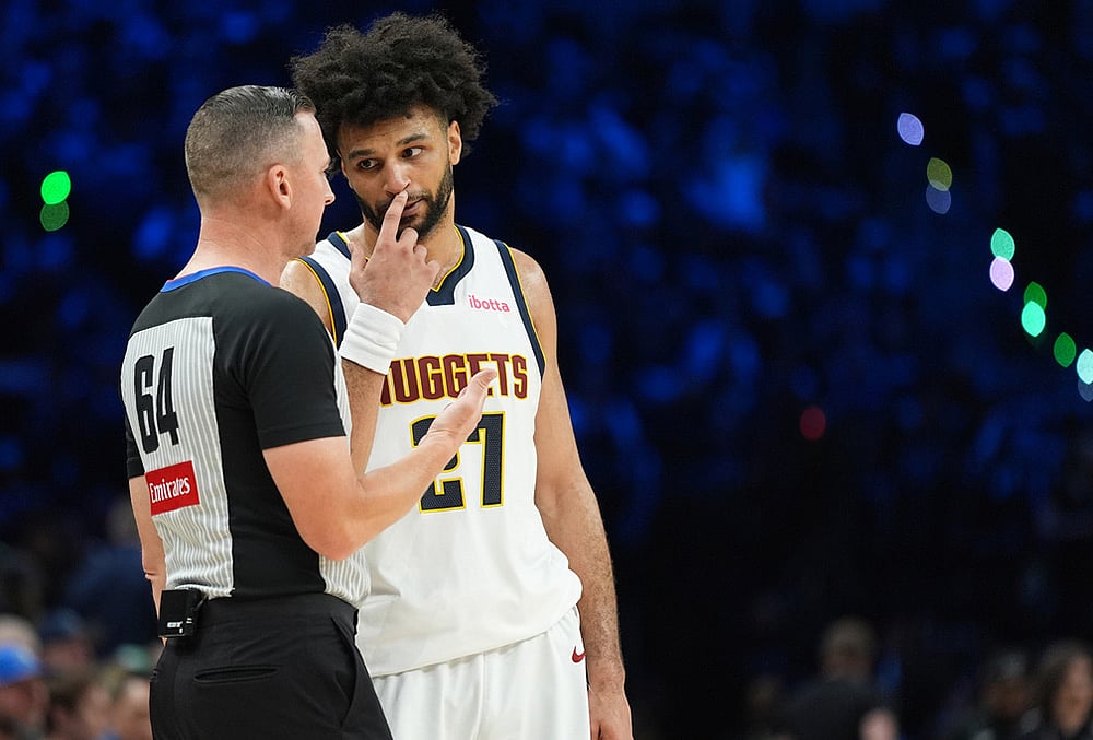 Timberwolves vs Nuggets NBA 2026 Playoffs game 3 photo-Jamal Murray
