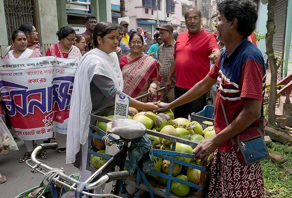 Minakshi Mukherjee CPI(M) candidate for the Uttarpara constituency