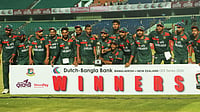 BAN Vs NZ, 3rd ODI Match Report: Who Won Yesterday In Bangladesh Vs New Zealand Match – Check Result X/BCBtigers : Bangladesh cricket team posing with the trophy.