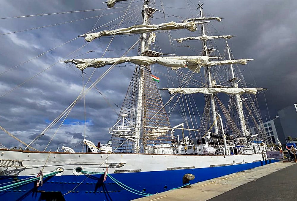 INS Sudarshini in Spain