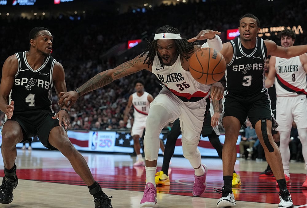 Portland Trail Blazers Vs San Antonio Spurs NBA Playoffs-Robert Williams III
