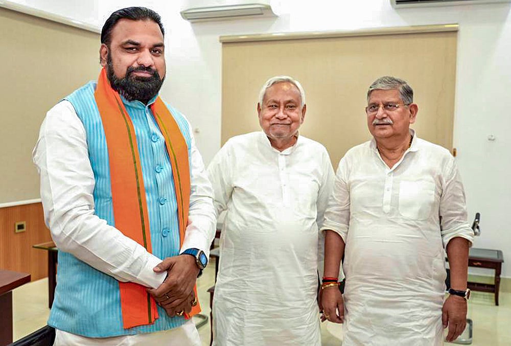 Samrat Choudhary meets Nitish Kumar