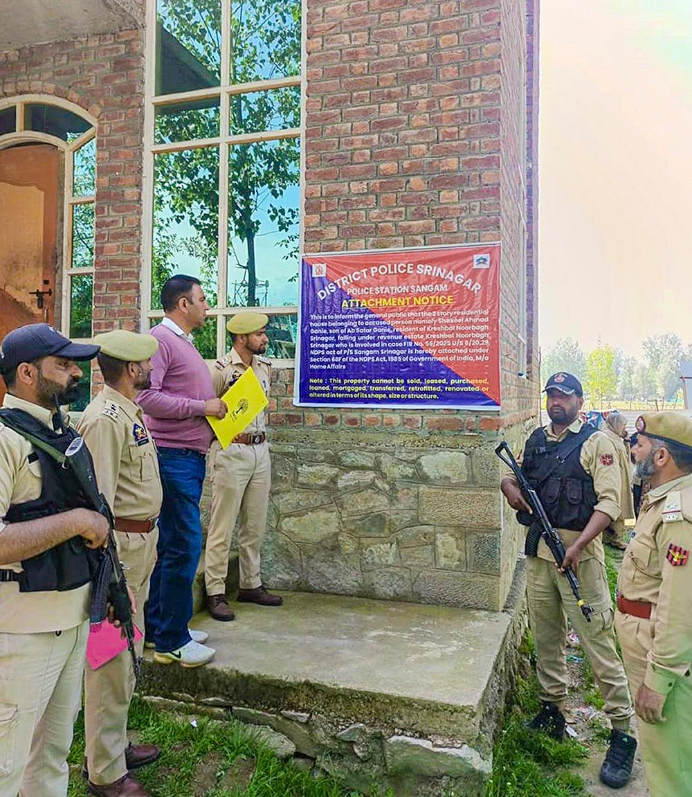 Search operation in Srinagar