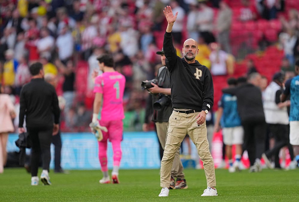 Manchester City Vs Southampton FA Cup 2025-26 Semi-Final-Pep Guardiola 