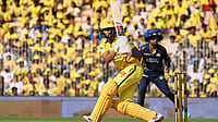 (AP Photo) : Chennai Super Kings' captain Ruturaj Gaikwad bats during the Indian Premier League cricket match between Chennai Super Kings and Gujarat Titans in Chennai, India, Sunday, April 26, 2026. 